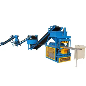 Pressing Clay Brick Making Machine QTS2-10 Interlocking Brick Making Machine for Sale Uk