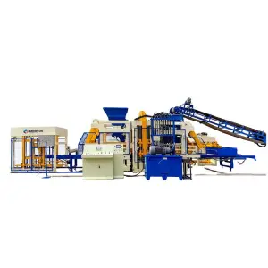 QT10-15 Brick and Pavers Machine Making Automatic Concrete Block Making Machine for House Building Brick Making Machinery