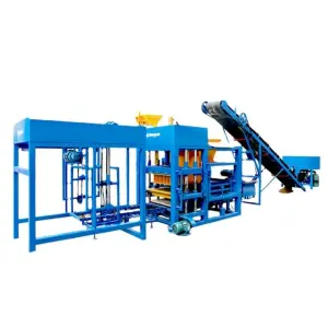 Qt4-25 Automatic Hydraulic Block Making Machine Concrete Brick Making Machine Semi Automatic Block