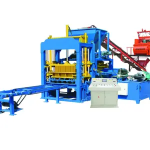 Hot Sale QT 4-15 Automatic Concrete Block Making Machine in Uzbekistan