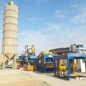 QT10-15 Fully Automatic Hydraulic Solid Interlocking Brick Making Machine for Fly Ash Concrete Block Factory