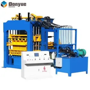 QT4 - 15 Donyue Cement Block Making Machine Molding Line Automatic Concrete Brick Making Machine