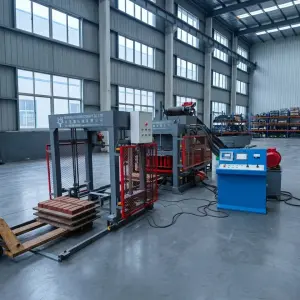 Paving Block Making Machine with Engine & Gearbox Automatic Cement Production Line