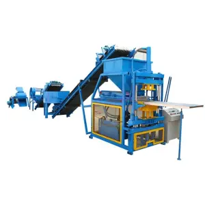 Interlocking Brick Production Line Hydraulic Automatic Clay Engine Block Making Machine
