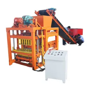 High Quality QTJ4-28 Family Block Making Machine for Home Use Small Size Factory Production Line Hollow Block Machine