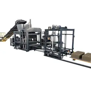 QTJ4-18 Fully Automatic Block Production Line Hydraulic Concrete Paver Block Machine Cement Hollow Brick Machine Price