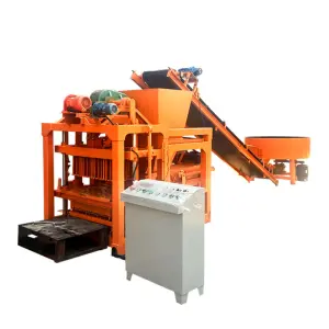 QTJ4-28 Block Making Machine Semi-automatic Concrete Hollow Block Machine Price in UZ