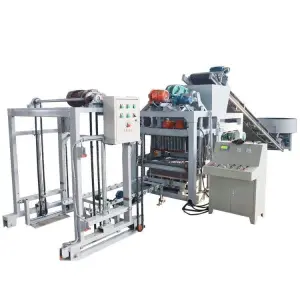 Romania Block Machine High Quality QTJ4-25d Automatic Concrete Hollow Block Brick Making Machine