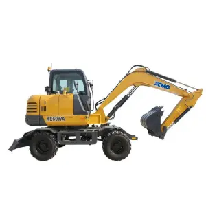 5 Ton XE60WA XE60WD 0.3m3 Bucket Wheel Excavator