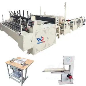 Hot Sale Semi-Automatic Small Business Toilet Paper Making Machine Toilet Paper Fully Automatic Production Line