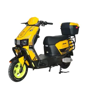 Two-Seater Adult Electric Scooter for Food Delivery 72v Racing Two-Wheel Motorcycle for Sale