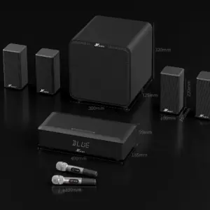Hot selling 5.1 Surround Sound Home Theater System Cinematic Dolby Audio, Wireless Rear Speakers for Movies, Music ,Gaming