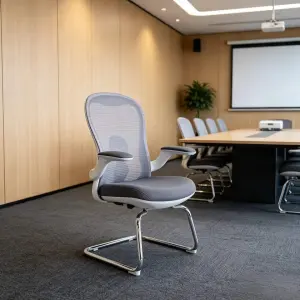 Middle Back Office Chair China Electric Office Chair Cheap Office Chair With White Leg
