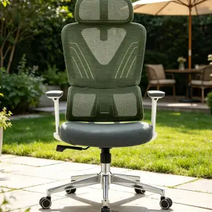 Breathable Fabric Ergonomic Load Swivel Office Chair Adjustable Lumbar Support Tilt Mechanism Multi Position Lock Office Chair