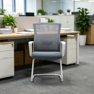 Middle Back Office Chair China Electric Office Chair Cheap Office Chair With White Leg
