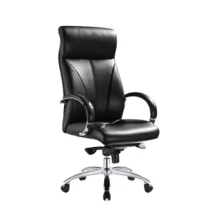 Chromed Base Chair High Quality Chair Executive Office Chair Chaise En Cuir Pour Bureau
