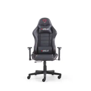 Multi-Function Modern Plastic Convertible Gaming Chair 360 Rotation Extendable Footrest Built-in Massage Heating System