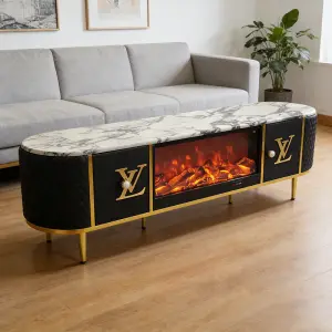 Factory Living Room Furniture Stainless Steel Eco-Friendly Durable Center Coffee Tables Drawer Modern Luxury Tv Stand