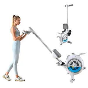 Lijiujia Factory Directly Sales 32 Levels Adjustable Supply Indoor Magnetic Water Rowing Machine