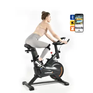 Commercial Indoor Spin Bike Adjustable Resistance Stationary Cycling Home Gym Cardio Training Equipment