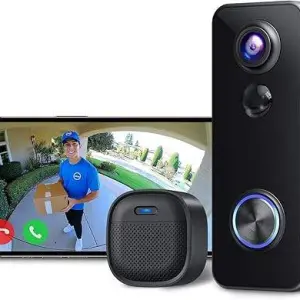 Manufacturer Wholesales Waterproof Smart Video Doorbell Cameras, Equipped with a Fisheye Lens for a Wide Field of View.
