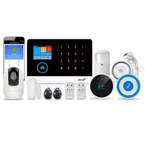 433/868Mhz 4G WIFI Smart Home Burglar Security System Integrated with HD 1080P Camera