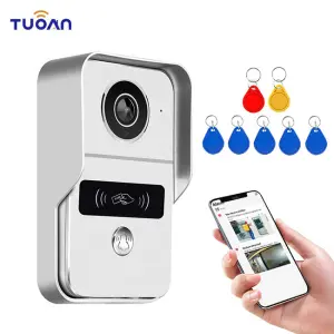 Tuya Smart Video Doorbell WiFi 1080P Video Intercom Door Bell IP Camera Two-Way Audio Works With Alexa Echo Show Google Home