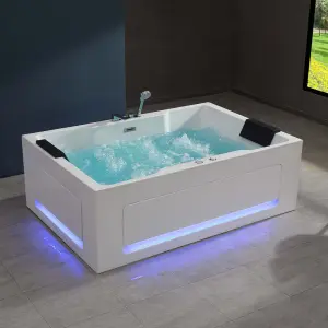 Hot Sell 2 Person Hydro Spa Massage Jacuzi Corner Whirlpool Spa Bathtub Air Jet Tub Spa Massage Bathtub