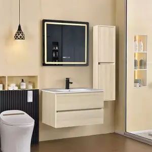 High Quality Modern Wall Mounted Bathroom Cabinet LED Smart Mirror Waterproof for Villa for Bathroom Use
