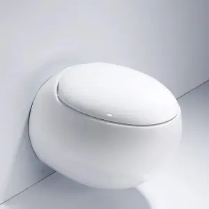Hotel Home Bathroom Floor Mounted Ceramic WC Toilet Siphion Flushing Elongated Bowl Modern P-trap One Piece Dual-Flush Slow