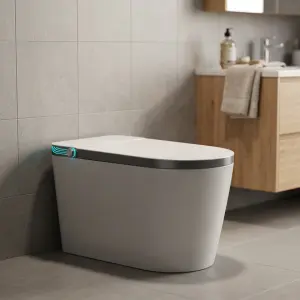Customized Wholesale of New Large U-shaped Widened Seat Fully Automatic Voice Foam Shield Anti-splash Water tank Smart Toilet