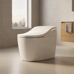New Type Mechanical Flushing Silent Quick-flush No Water Pressure Limit Aromatherapy Deodorizing Large Seat Seat Smart Toilet