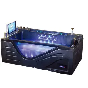 low price clear acrylic whirlpool bathtub with tv