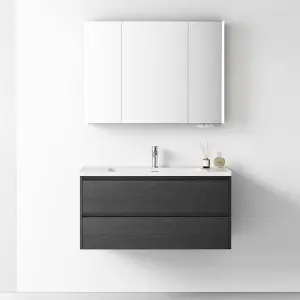 Modern Design Hotel Sink Cabinet Factory Direct Bathroom Vanity Set with Wall Cabinet for Hotels