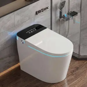 Modern Automatic Sanitary Ware Auto Open Flush Electric Smart Toilet Bathroom Ceramic Intelligent Smart Toilets