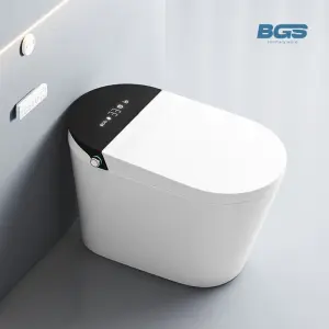 New Design Quality Bathroom Sanitary Porcelain Bathroom Automatic Bidet Electric One Piece Wc Ceramic Intelligent Smart Toilet