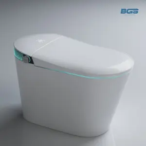 Modern Floor Mounted Intelligent Sanitary Ware Girl Pissing Electronic WC Automatic Flush Ceramic Smart Toilet P-trap/S-trap