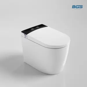 Modern Apartment Ceramic Induction Flush Electric Toilet Star Hotel Washroom Easy to Clean Integrated Dmart Flush Toilet