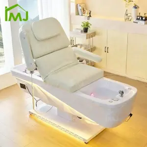 Salon Furniture Pedicure Chair Facial Treatment Luxury Lash Bed Korean Foot Plumbed Head Spa Bed