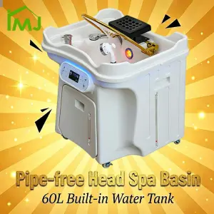 Hair Washing Bed Shampoo Basin Salon Portable Pipeless Japanese Head Spa Sink