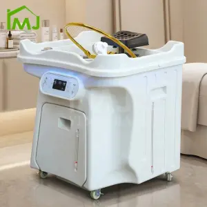 Japanese Shampoo Sink Salon Portable Pipeless Hair Wash Basin With Head Spa Bed