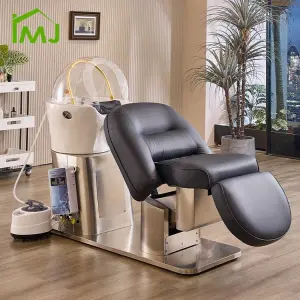 Luxury Beauty Salon Head Spa Shampoo Bowl Chair Massage Hair Washing Bed