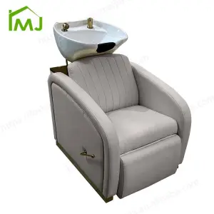 Modern Beauty Salon Hair Washing Massage Chair Hair Care Shampoo Bowl Bed