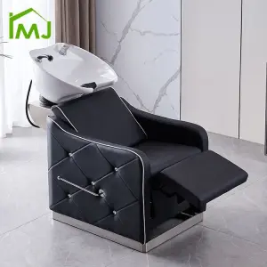 Hair Salon Furniture Half Lying Sink Hair Washing Chair Flushing Equipment Barber Chair Shampoo Chair