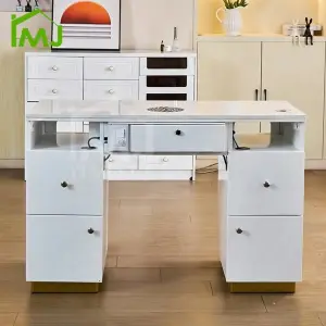Nail Salon Furniture Technician Makeup Nail Desk Storage Professional Manicure Table