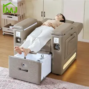 Modern Nail Salon Furniture Manicure Reclining Foot Spa Bath Pedicure Chair