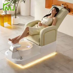 Nail Salon Multifunction Manicure Adjustable Recline Foot Spa Massage Pedicure Chair