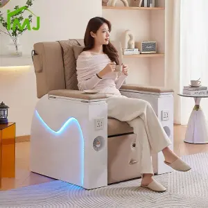 Nail Salon Electric Reclining Bath Manicure Station Foot Spa Massage Pedicure Chairs