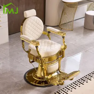 Hair Salon Furniture Vintage Barber Chair Hairdressing Hydraulic Recliner Heavy Duty Barber Chair