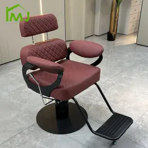 Barbershop Professionnel Salon Chair Heavy Duty Hydraulic Recliner Hairdressing Barber Chairs
